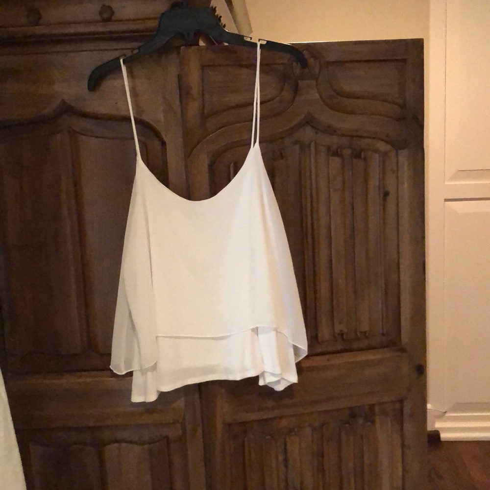 White Layered Tank